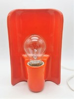 Retro kerámia fali lámpa, narancs fali kerámia lámpa 22,5 cm x 14 cm