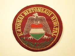 Régi felvarró Katonai Biztonsági Hivatal magyar honvédség