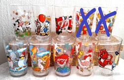 Retro children's glass cup - koch and other mustard glasses updated!!!