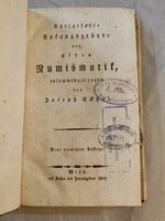 Joseph eckhel -old numismatic book..Kurzgefaßte anfangsgründe zur alten numismatik.1807