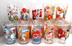Retro children's glass cup - koch and other mustard glasses updated!!!