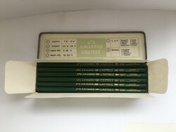 NOS !!! FABER CASTELL Fém Doboz 12 Új Extra Kemény Másoló Ceruza !!!