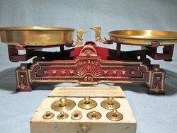 Magus copper plate scale with full set of weights