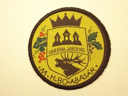 Old military seal sigillum sariens m. H. 80 Abasár Hungarian National Guard
