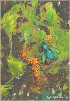 Lajos Ágh Ajkelin: Green Airplane 1977