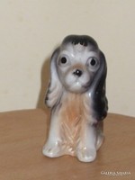 Cute spaniel dog statue.