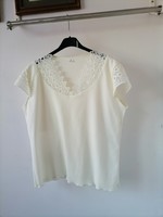 They are more beautiful than me plus size elegant casual also delicate lace top top 44 46 100 bust 58 length