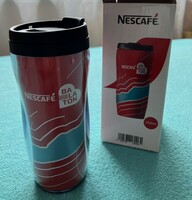 Nescafe új 350 ml termosz, utazó pohár, bögre