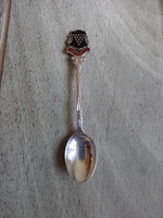 Wonderful old 925 silver coffee spoon (12x2.3 cm, 14 grams)
