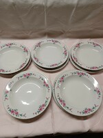 Retro lowland porcelain plates 10 pieces in one