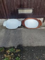 Old wooden pan with 2 pieces free postage