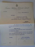 ZA433.16 Fonciere Biztosító 1938-Igazgatósági tiszteledíj-kisternyei és nyitraszeghi Hunyady Ferenc