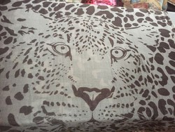 Animal print two-color, large size scarf, fashion scarf