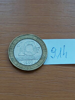 FRANCIA 10 FRANCS FRANK 1990 BIMETÁL  914