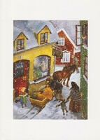 Ilon Wikland: the day before Christmas (postcard)