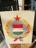 Kádár coat of arms on paper