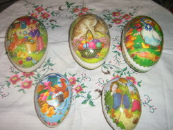 Húsvéti papírmasé cukortartó tojás
