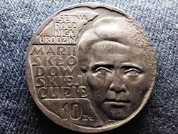 Lengyelország Marie Skłodowska-Curie 10 Zloty 1967 MW (id75601)