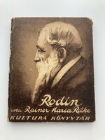 Rainer maria rilke: rodin - antique art publication from 1922