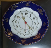 Zsolnay pompadour pattern wall clock