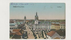 Kiskunfélegyháza, Látkép. 6352 sz., Royko B.,1922. Postán futott.