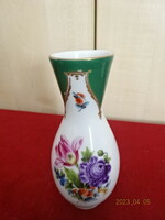Herendi porcelán, antik, ritka mintás váza, magassága 15 cm. Jókai.