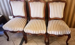 Barokk székek, felújított jó állapotban