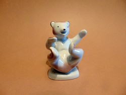 Drasche art deco  porcelán maci medve