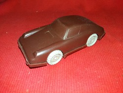 Old traffic goods, very rare Romanian Porsche plastic toy car, excellent condition according to the pictures