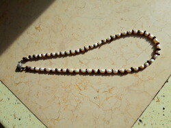 Pearl and garnet necklace