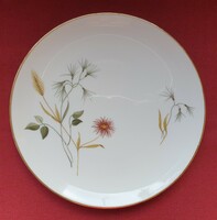 Hutschenreuther Bavaria német porcelán kistányér tányér süteményes virág mintával