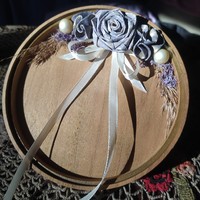 Esküvői gyűrű tartó fa doboz