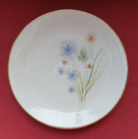 Hutschenreuther Bavaria német porcelán kistányér tányér süteményes virág mintával