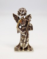 Ezüst angyalka miniatűr figura (ZAL-Ag103107)