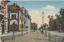 Szolnok, Megyeháza.1915, Vasúti Lev.lap árusítás. 42. sz. postán futott.