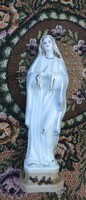 Old Virgin Mary porcelain statue figure