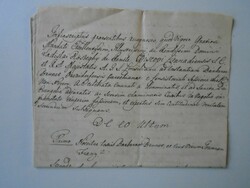 Za434.5 Old document - Orczyfalva (between two and half and Vinga) Barbara Bruner - Újbesenyő 1822 divorce case