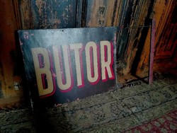 Tábla, cégér, kézzel festett cégér kétoldalas a 20. század elejei tábla dekorációként, LEÁRAZVA!!!