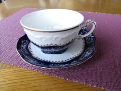 Flawless! Zsolnay pompadour 2. Patterned tea cup + base