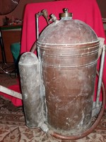 Antique Hungarian copper kurucz backpack sprayer, good condition 50 x 30 cm as shown in pictures