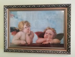Large photo frame, gift poster with angels