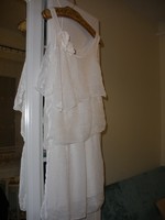 Silk dress, 100% silk off-white