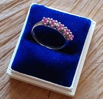 Csodaszép rubin köves ezüst gyűrű