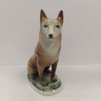 Zsolnay porcelain dog