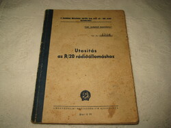Rádió amatőr könyv  , utasítás az R-20  rádióhoz