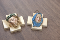 Mária és Jézus fali kerámia