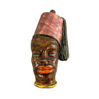 Art deco ceramic head from around 1920