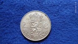 2 1/2 Gulden 1960 silver
