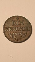1 Kreuzer 1816 B  Ausztria  Összetétel: