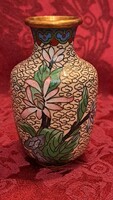 Copper enamel vase, cloisonné vase (l3614)